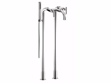 G4 - F7701CT - Floor standing bathtub tap with hand shower by Rubinetteria Giulini - view 2